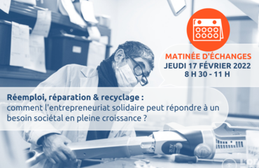 Photo de Matinée d'échanges "Réemploi, réparation & recyclage" 