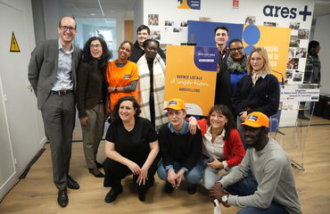 Photo de Inauguration d’une nouvelle agence locale d’insertion à Aubervilliers