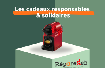 Photo de Des cadeaux responsables pour Noël avec RépareSeb